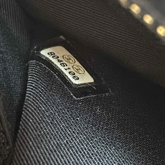 CHANEL Black Quilted Tote with Gold Charm - Picture 8 of 8